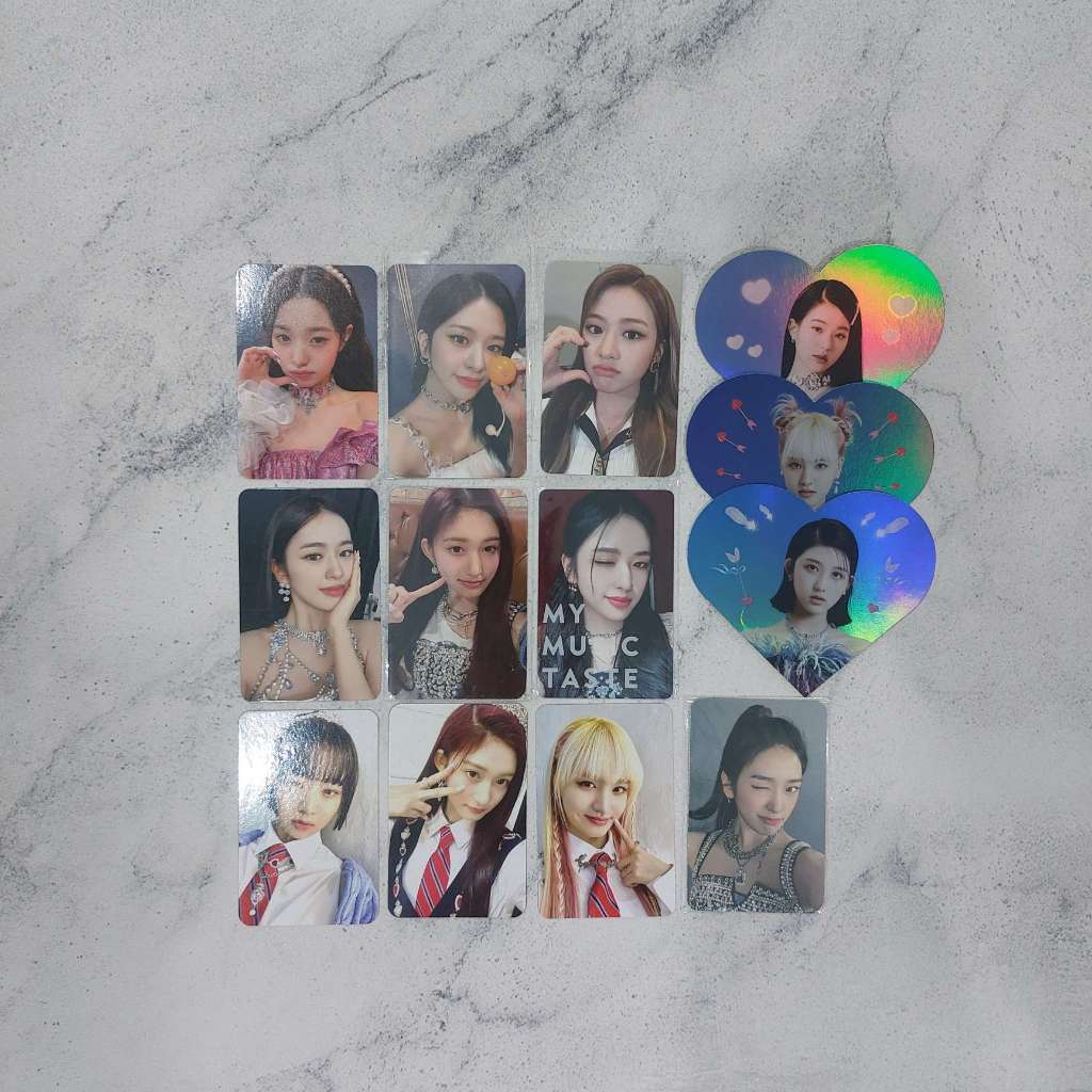 Official Ive Love Dive Dear Cupid Album PC Photocard Red Pink Blue Ver. Wonyoung Leeseo Yujin Liz Re