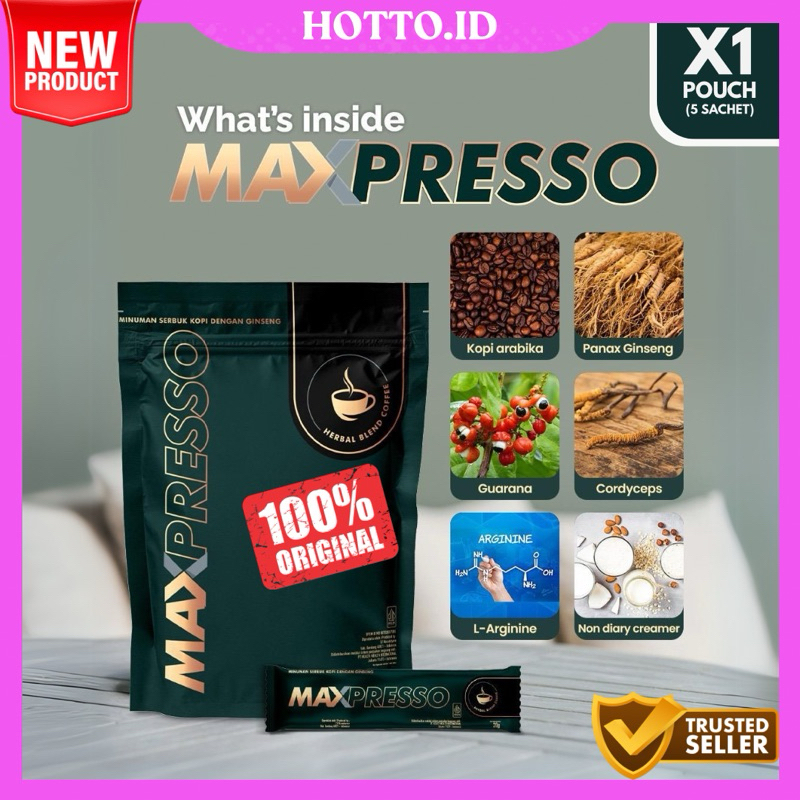 

NEW!!! MAXPRESSO KOPI STAMINA DEWASA ARABICA COFFE