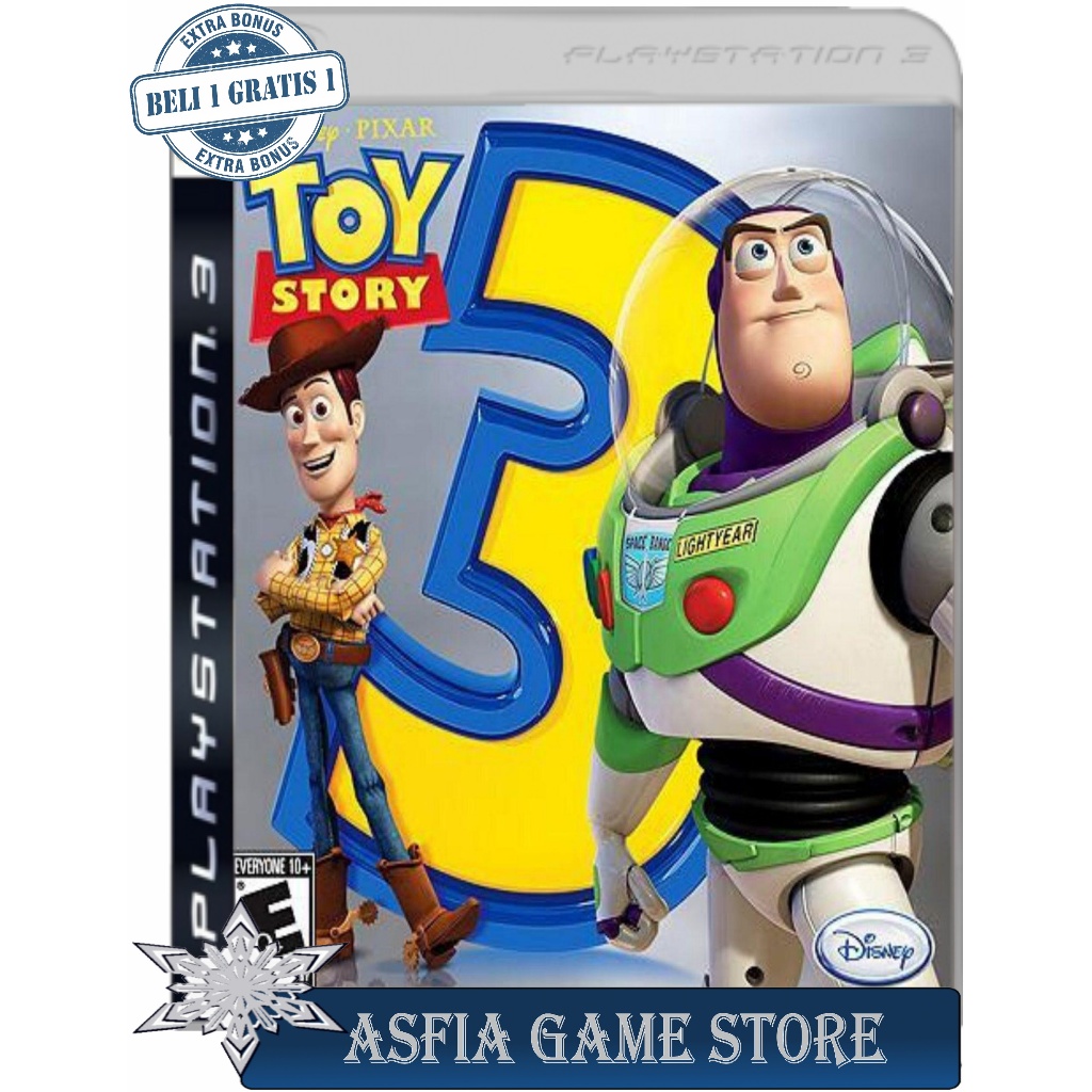 TOY STORY 3 DVD Kaset Game PS3 PKG CFW HEN MULTIMAN