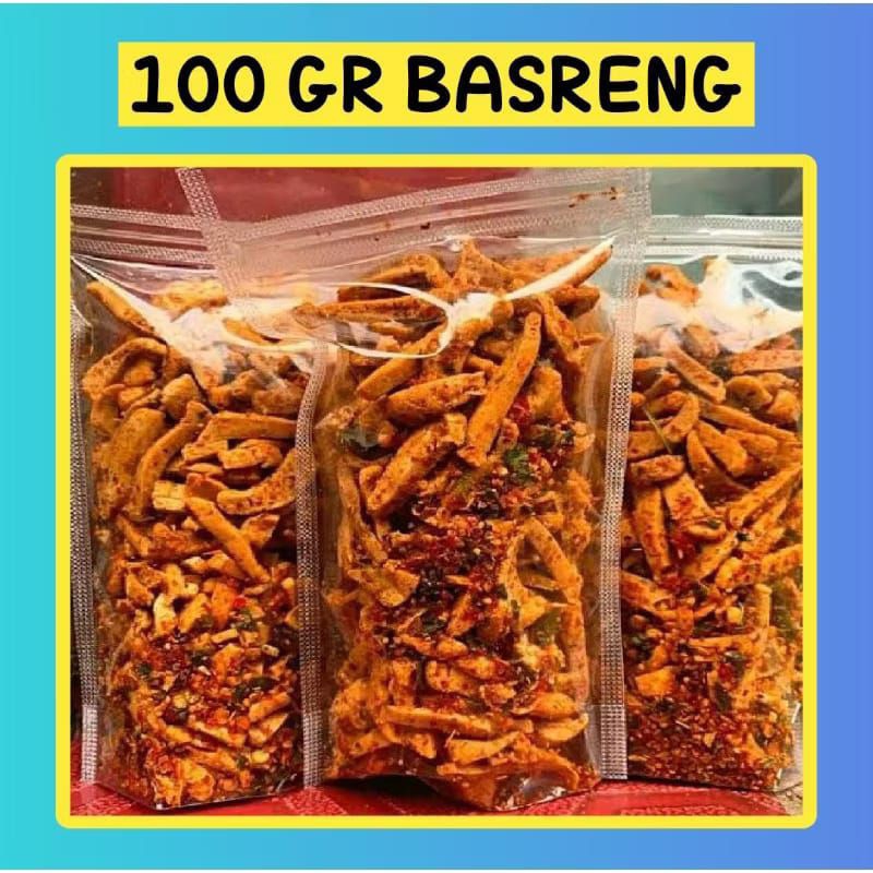 

Basreng Stik 100g Pedas Daun Jeruk Bumbu Melimpah, Beli 5 Gratis 1