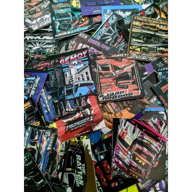 

Sticker Telolet sticker (Isi 80 lembar) busmania sticker bus telolet kesukaan anak-anak