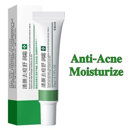 EBUG Anti Acne Moisturize Cream Krim Jerawat Pelembab Wajah Jerawatan Mengencangkan 20g