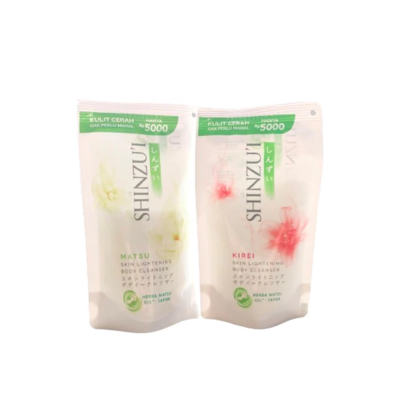 Shinzu'i Skin Lightening Moisturising BODY CLEANSER REFILL MINI 85ML body wash shinzui sabun mandi c