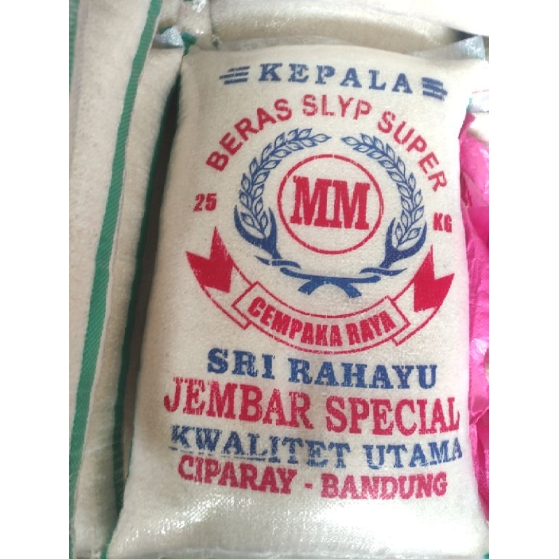 

Beras 25kg Beras MM CIPARAY jembar asli bandung