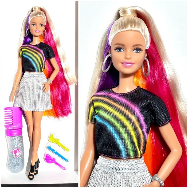 barbie millie rainbow hair