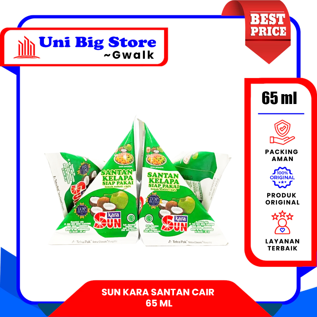 

SUN KARA SANTAN CAIR SIAP PAKAI - 65 ml
