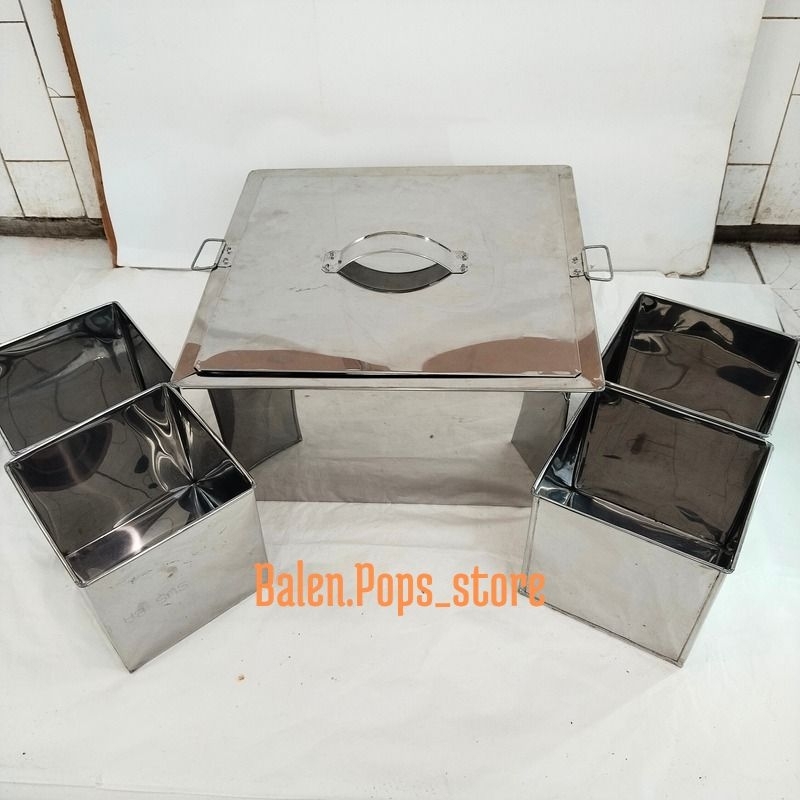 Dandang Panci Odeng Sekat 4 Bahan Stainless