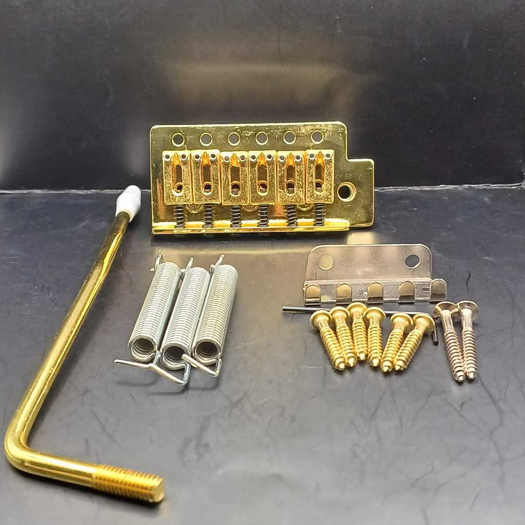 Bridge Tremolo Stratocaster Semi Updown Gold