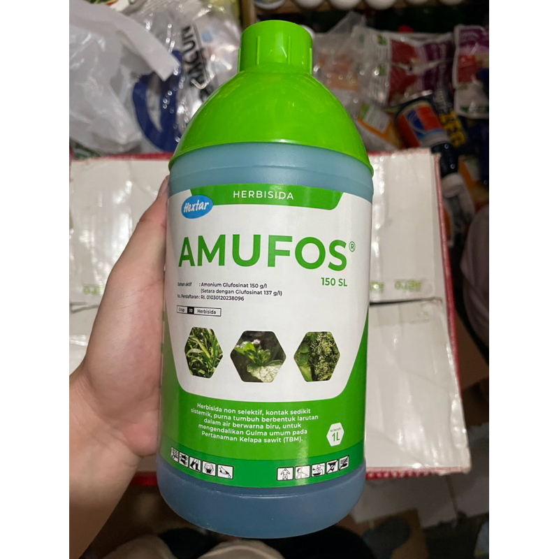 Amufos 1liter Herbisida 150SL Pembersih Rumput Tebu