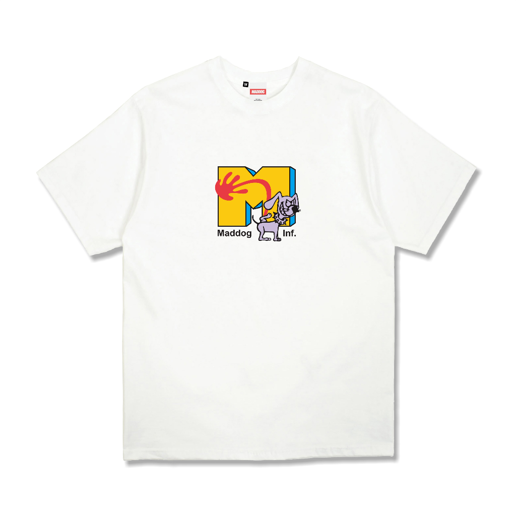 Maddog Infected - Kaos - MTV White | T-shirt Pria Wanita Unisex Putih Distro ORIGINAL