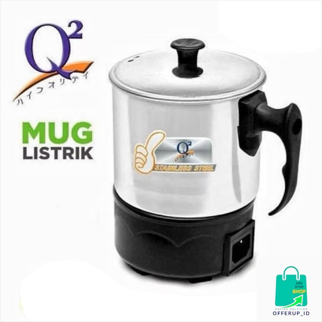 Q2 Panci Mug Teko Listrik Mini Pemanas Air Listrik Q2 Mini