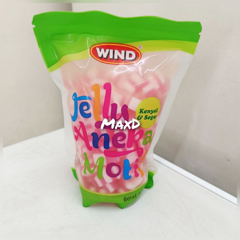 

Wind Jelly Motif Kubus Pink 500gr ×12 Pcs