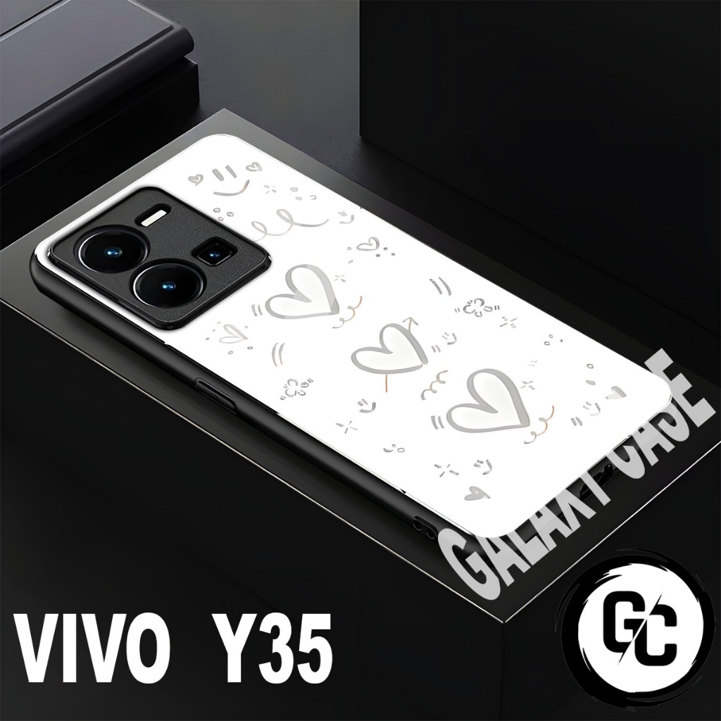 Case VIVO Y35/GC12/motif gambar CEWEK/softcase VIVO Y35/glitter/glossy/casing/kesing