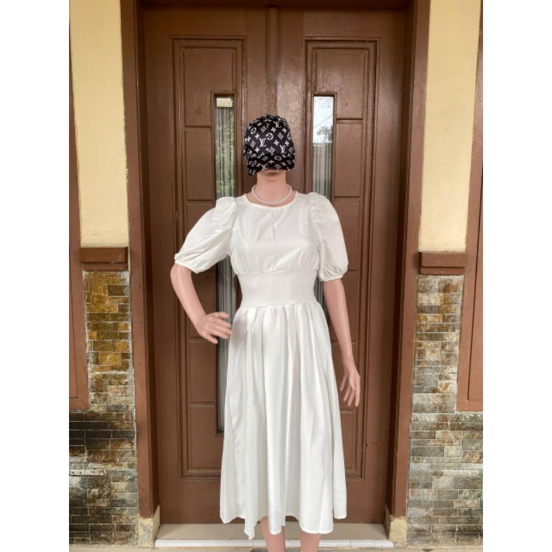 Dress Bangkok Dress Wanita BKK Putih