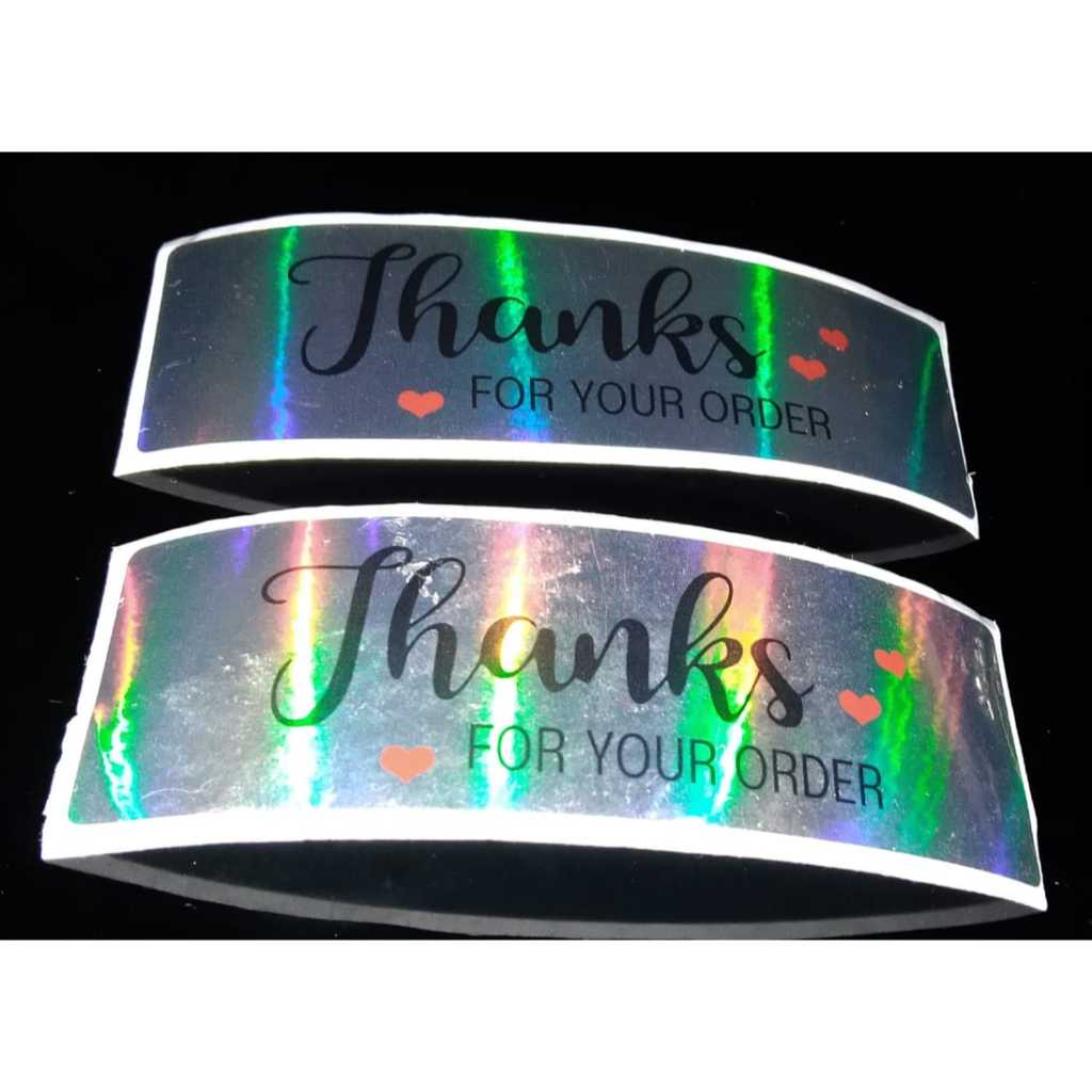 

Stiker Thankyou Motif 2 Ukuran 3x1inci jual Perpcs