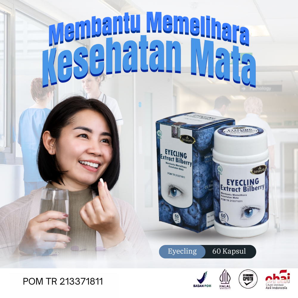 EYECLING BINASYIFA | Obat Herbal Mata Minus & Katarak | Bilberry