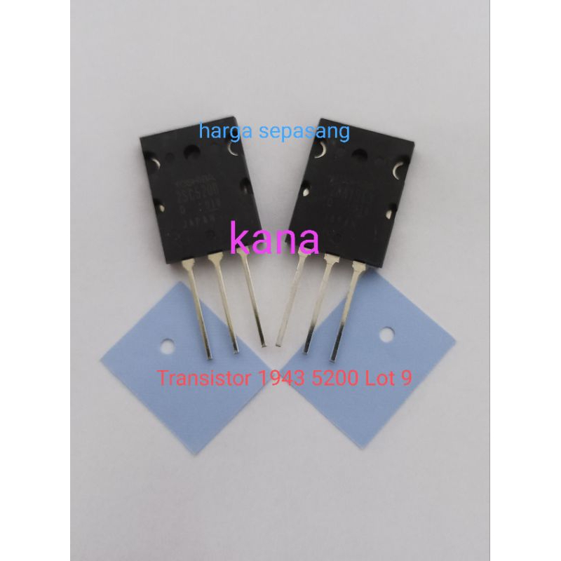 Transistor Toshiba 2SA1943 2SC5200 Original Lot 9 + Mika