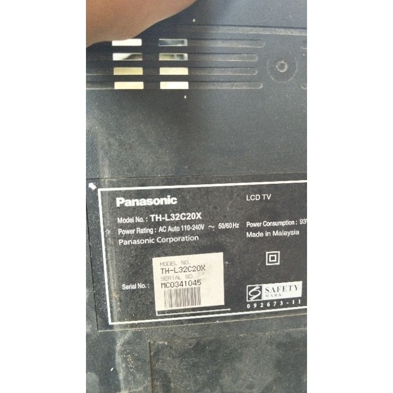 Satu Set Sensor & Kabel Tv Panasonic THL32C20X sama THL32C10X