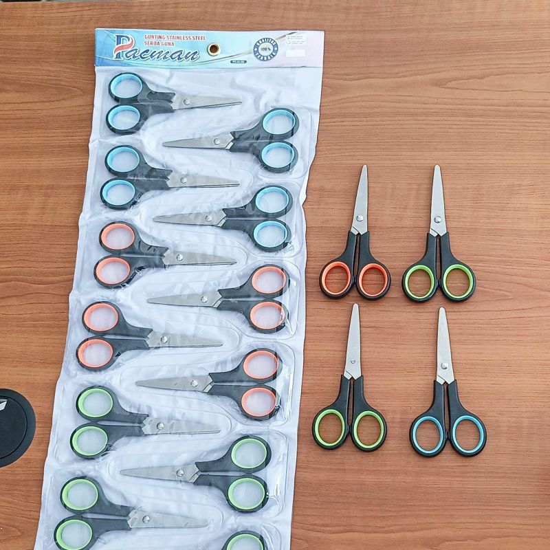 

gunting kertas merk pacman ukuran kecil
