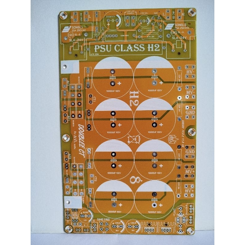pcb psu class h 8 elko dobel ct