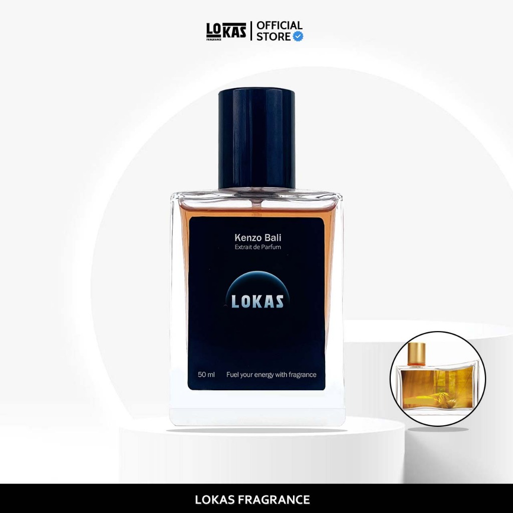 Lokas Fragrance Kenzo Bali Extrait de Parfum - Parfum Pria Unisex Wangi Fruity Tahan Lama EDP Cowok