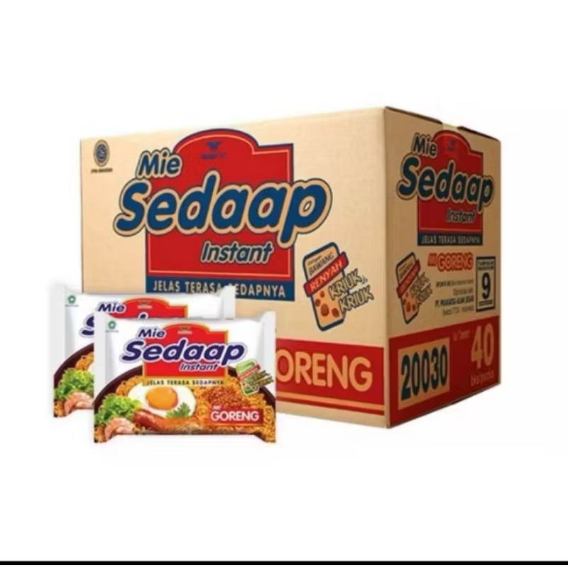 

Sedaap Mie Goreng 90 Gram Makanan Instan Mie Isi 40 pcs Harga Per Dus Lebih Murah