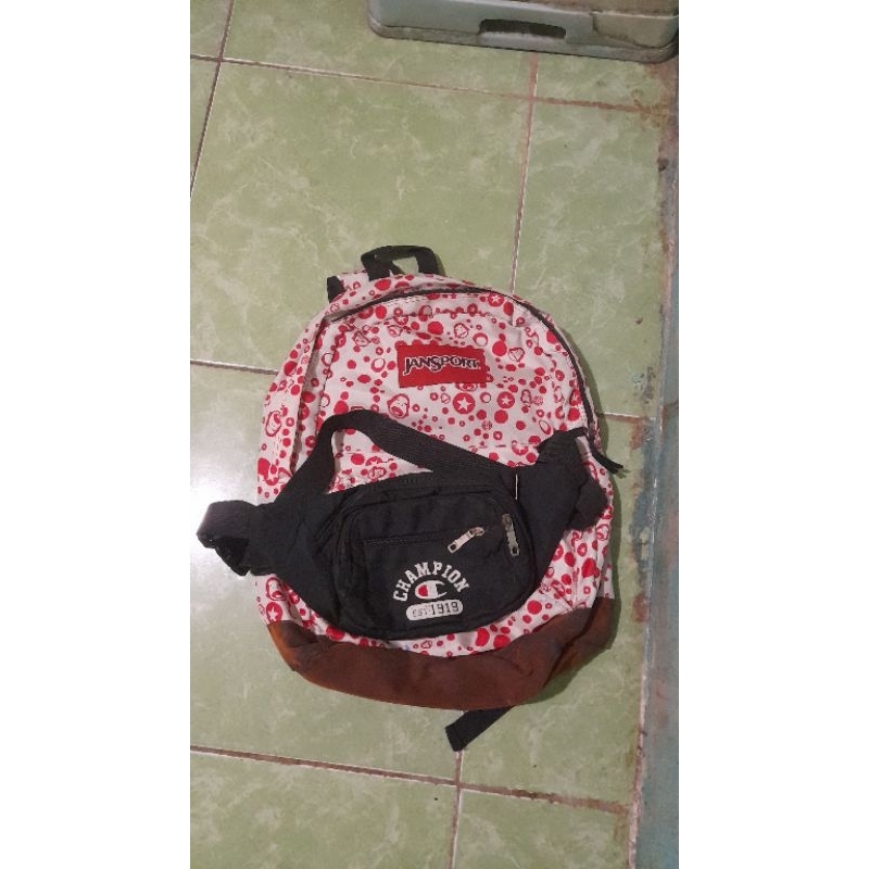 tas slempang champion