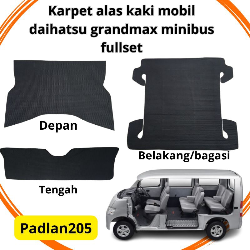 Karpet Mobil Daihatsu Grand Max Minibus Fullset