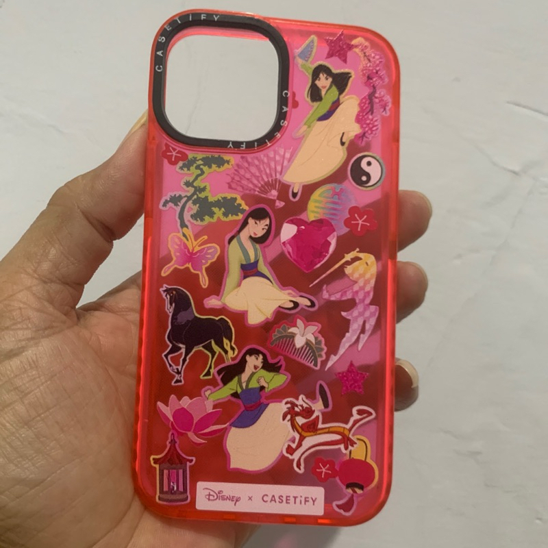 preloved case iphone 13 mini casetify x disney mulan