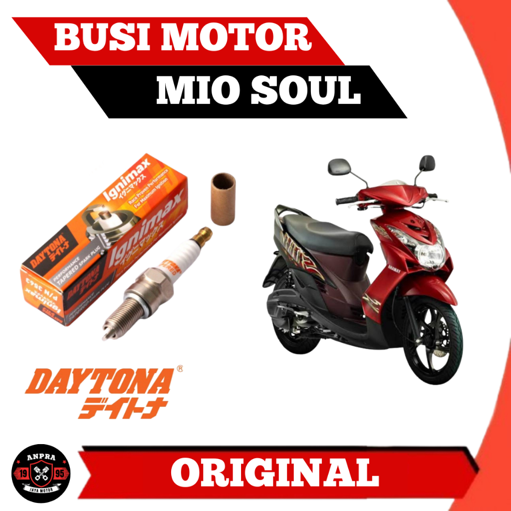 BUSI RACING DAYTONA YAMAHA MIO SOUL KARBU ORIGINAL IRIDIUM 3391