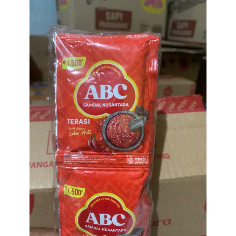 

SAMBAL TERASI ABC NUSANTARA PERKARTON (100 SACHET)