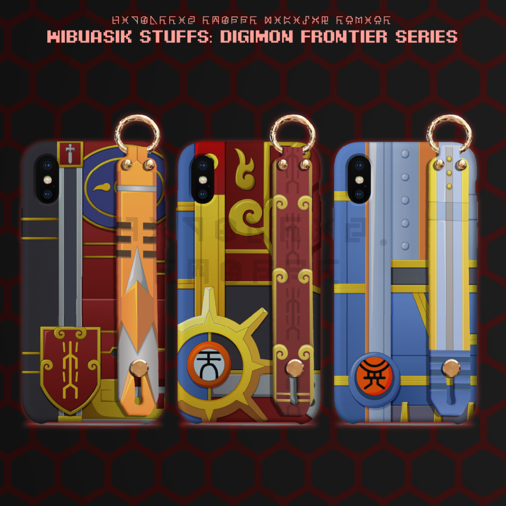 Casing Anime Digimon Frontier Mega Series Kaisergreymon Magnagarurumon Susanoomon