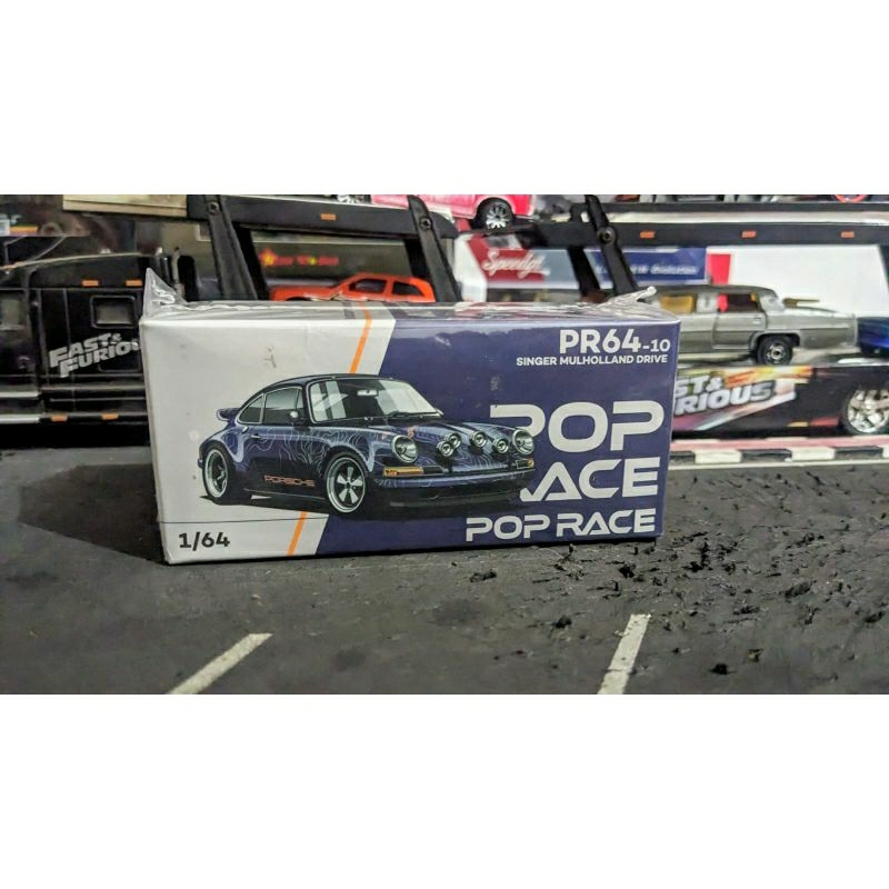 Diecast PopRace Pop Race Porsche Singer Mulholland Drive Segel