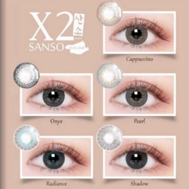 Softlens X2 Sanso Cappucino Normal