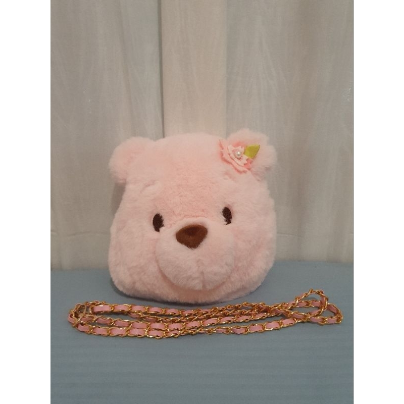 Tas Selempang Boneka Pooh Pink Sakura Disney