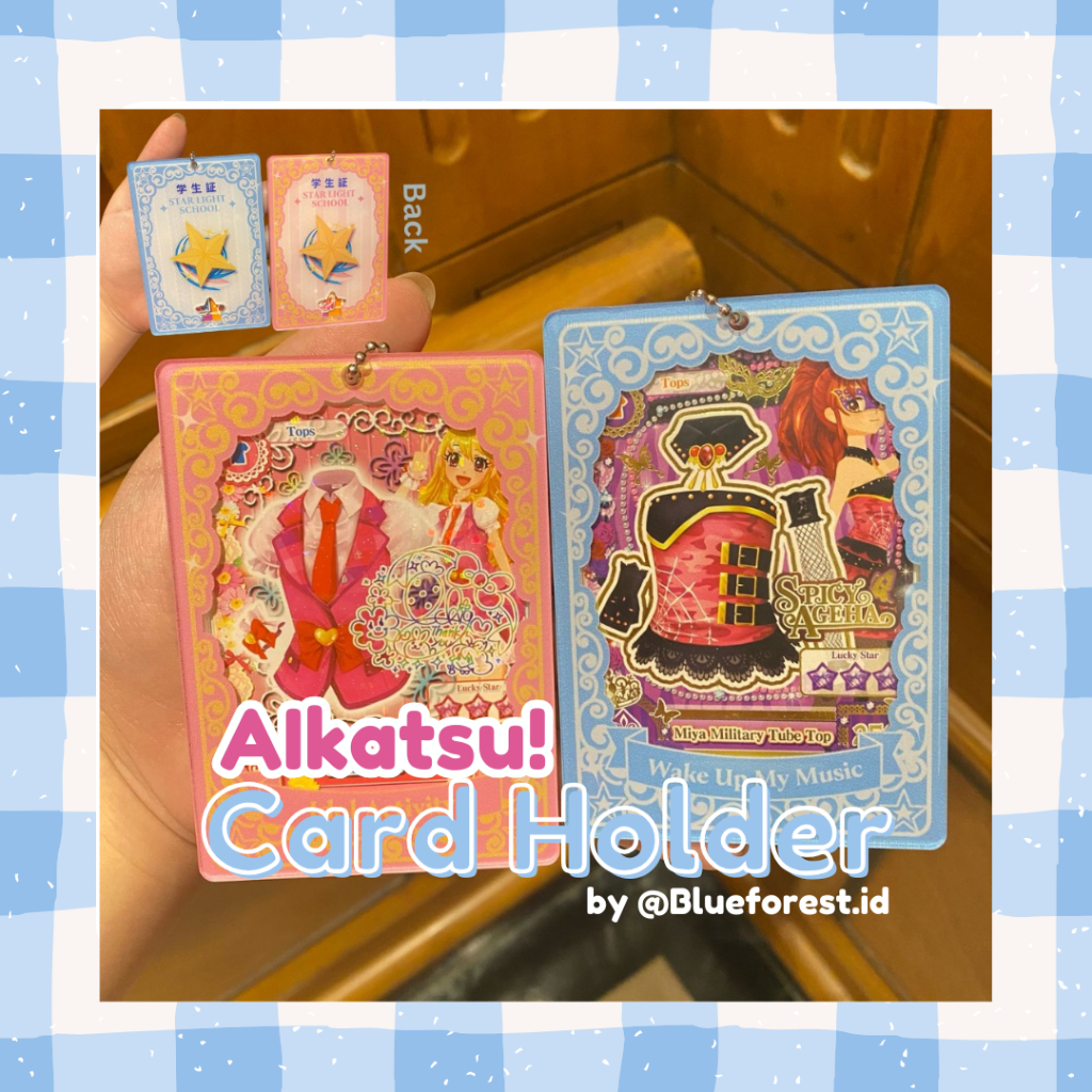 ⋅˚₊‧ ୨Open PO ‧₊˚ ⋅ Aikatsu ID card inspo card holder