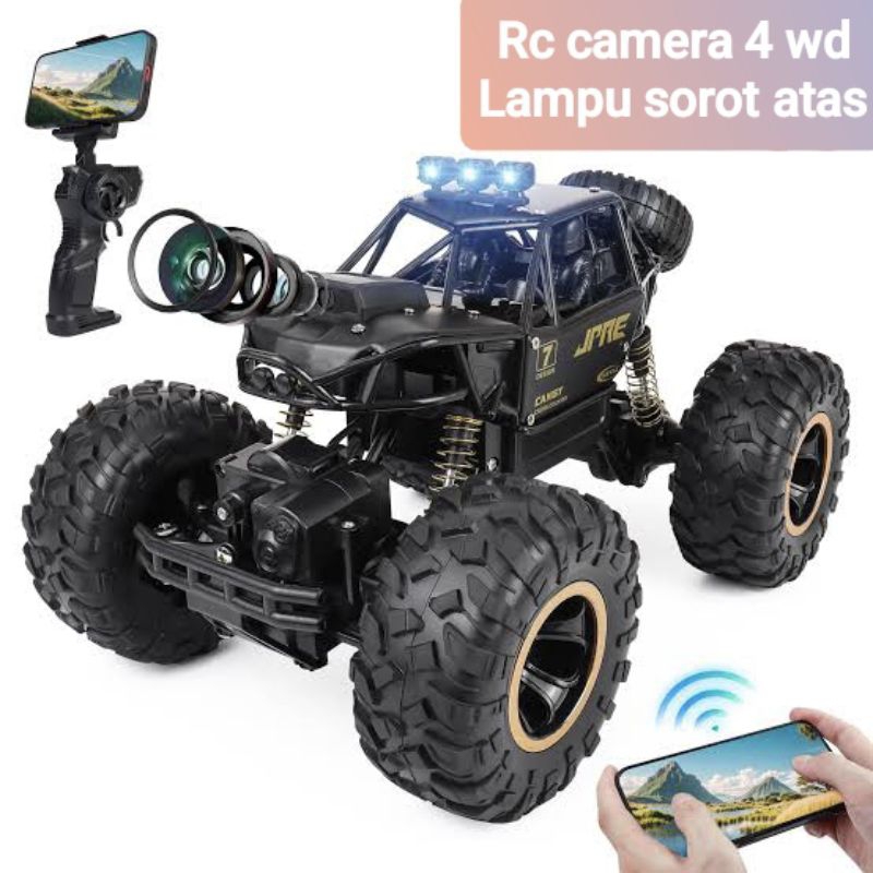 Mobil Rc camera wifi Body Alloy 4 wd
