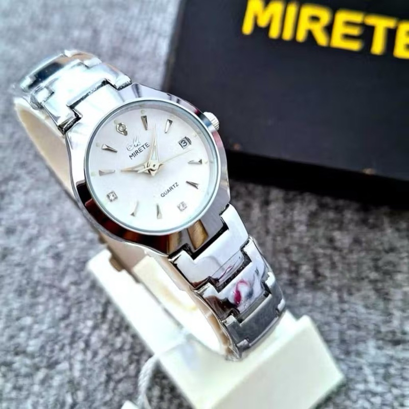 Jam Tangan Wanita Mirate 1085 Original Tahan Air Tanggal Aktif