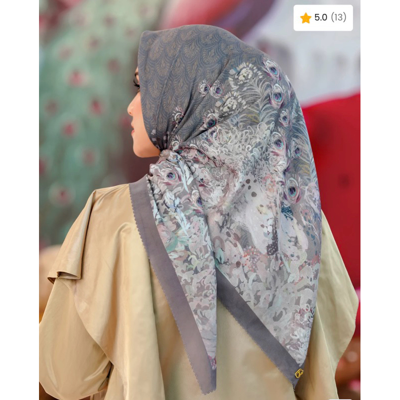 SALE RARE Buttonscarves AS Is dan ORIGINAL READY EDERRA TAPIS TOPKAPI DECORDA SINGAPORE BLACK