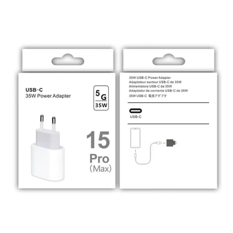 Adaptor IOS 35W Fast Charging USB-C Power Adapter Charger IOS / Batok Iphone Type C / Batok Lightnin