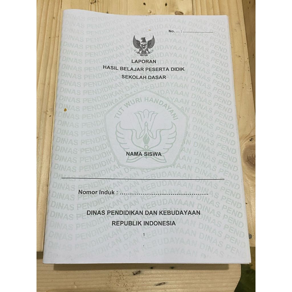 

Buku Raport K13 Penilaian di tulis tangan ukuran A4