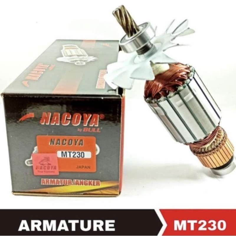 Nacoya Armature Angker MT230 for Maktec MT-230 Mitersaw 10"