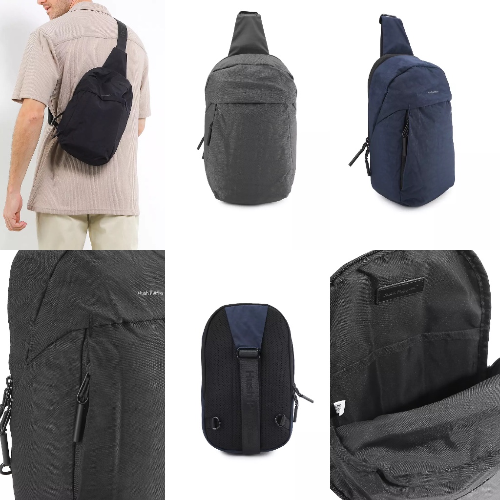 Hush Puppies Yacob Chest Bag Original (Tas Chest Bag ss)