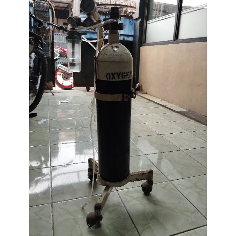 Tabung Oxygen Oksigen Komplit Lengkap Bekas Murah