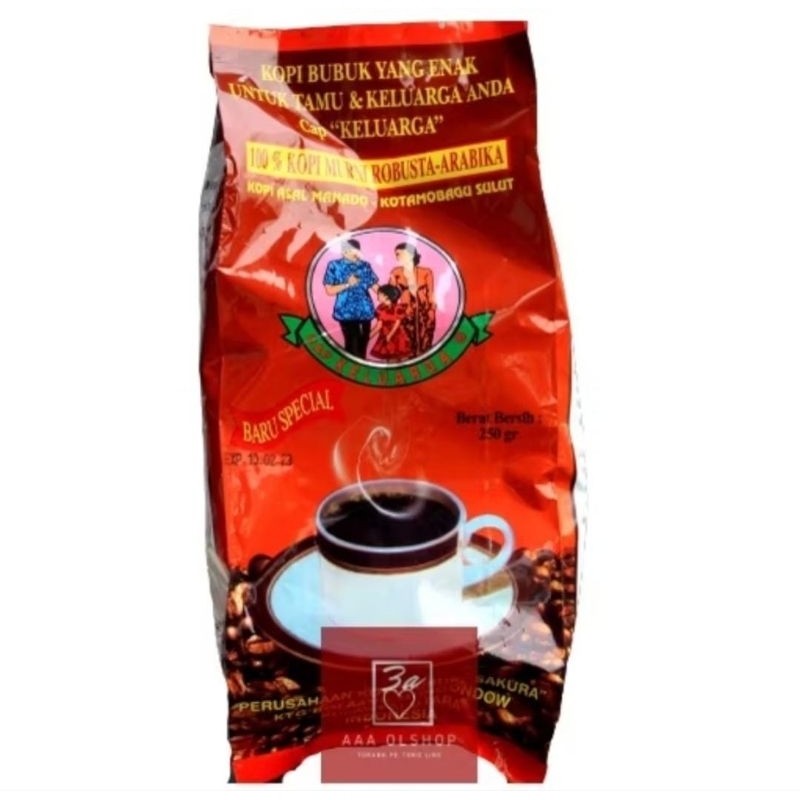 

Kopi Arabika Robusta Khas Kotamobagu/Manado Cap Keluarga
