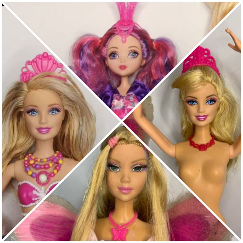 barbie movie, barbie collector, original mattel, elina, lumina, malucia, princess & popstar Victoria