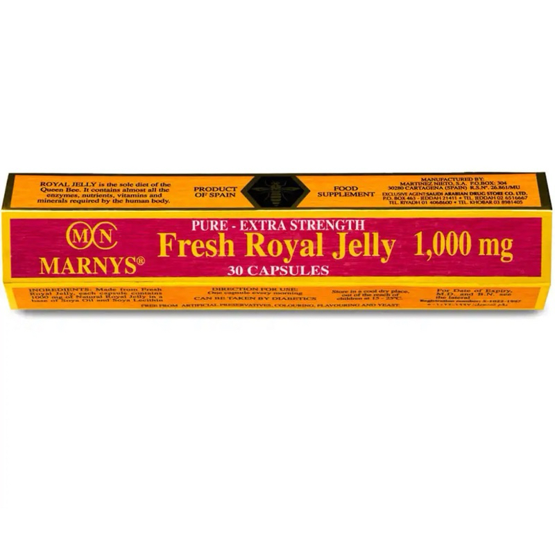 Marnys Royal Jelly 1000mg 30 capsule