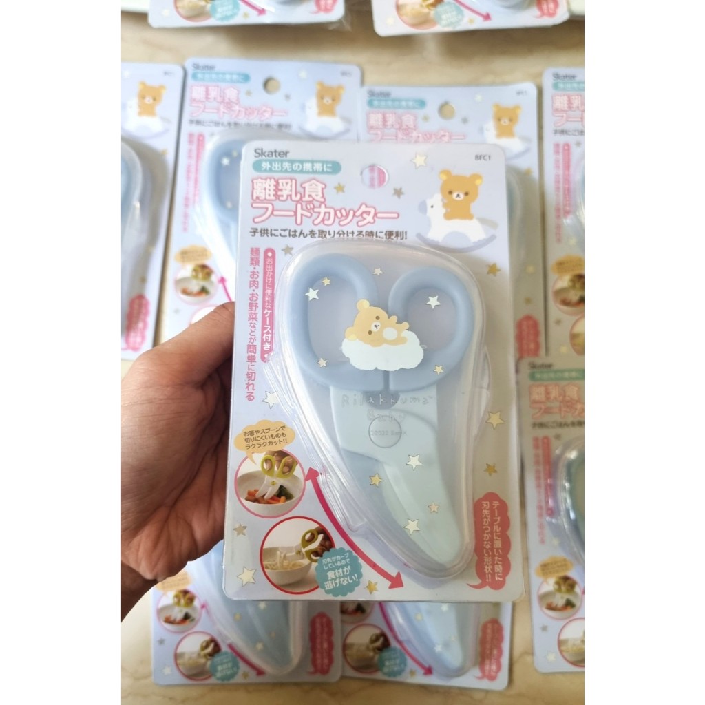 Skater Gunting Makanan Bayi Anak - 100% Original Jepang