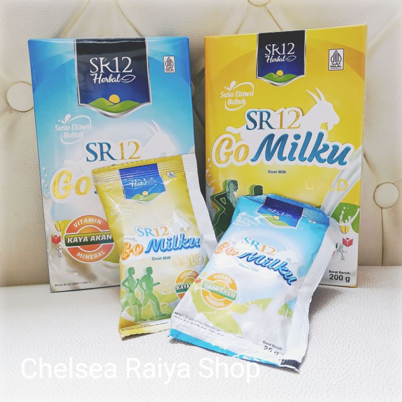 

Susu Bubuk Kambing Etawa Herbal SR12 Go Milku & Go Milku Gold Bpom RI