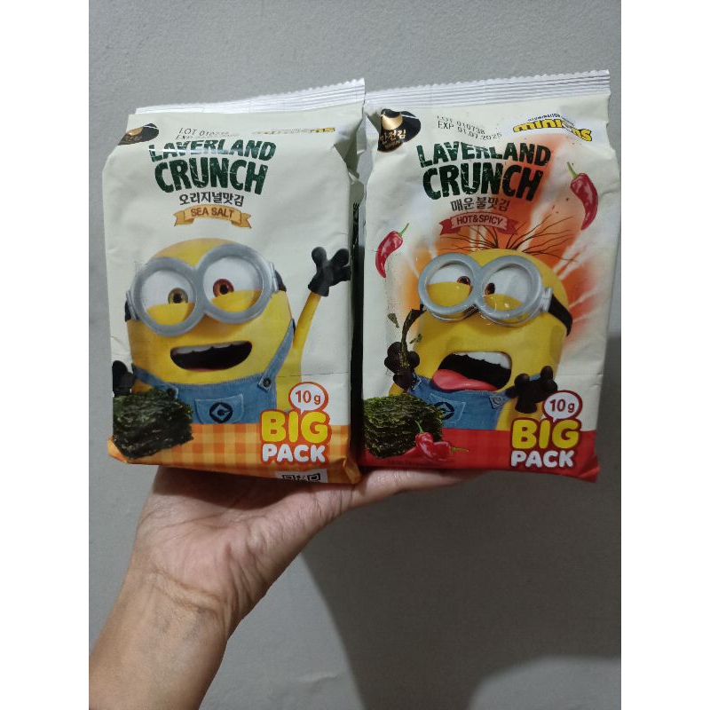 

BUY 1 GET1 LAVERLAND CRUNCH HOT SPICY/SEA SALT (2 x 10gr)